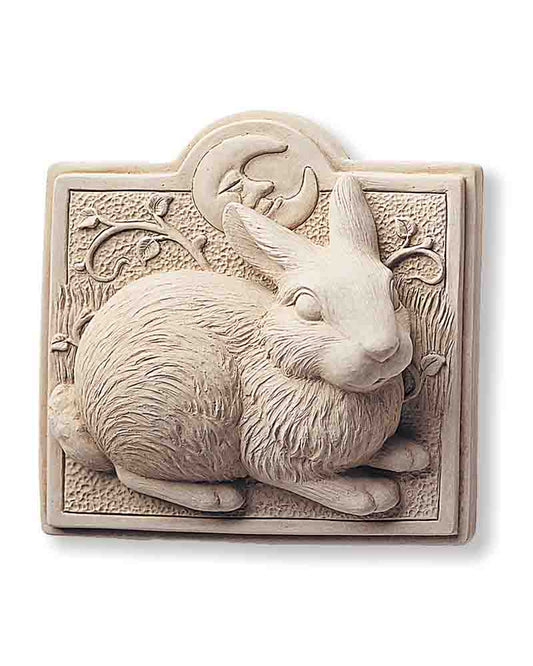 This is a sculpture of the Midnight Bunny. It is a 3d sculpture with texture.