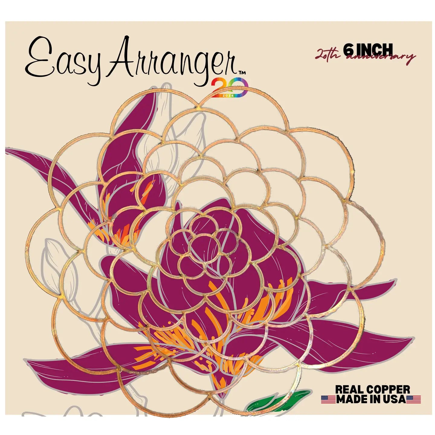 Six Inch Copper Edition Easy Arranger - Hidden Lake Garden Home