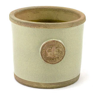 Round Chelsea KEW herb pot in french grey
