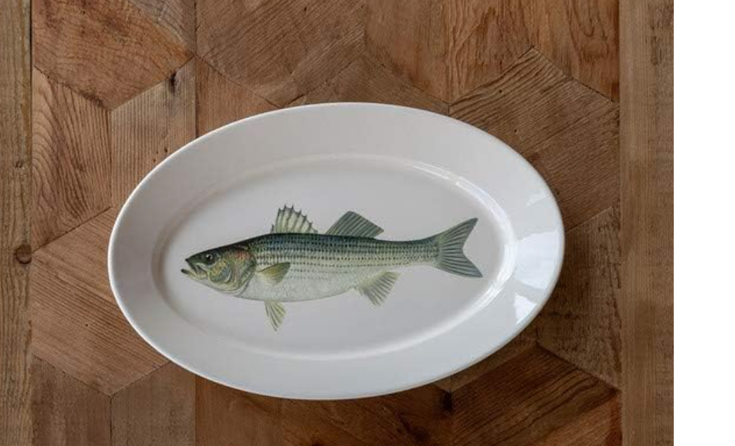 Park Hill Fish Platter - Hidden Lake Garden Home