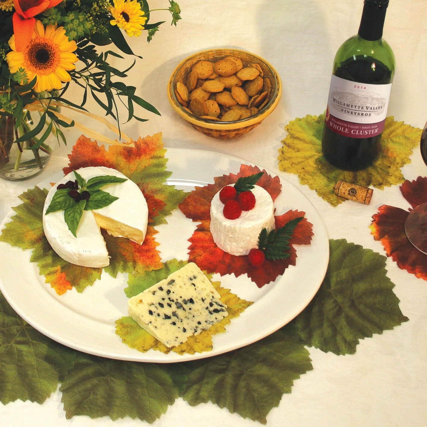 show different ways to use the Parchment Grape Leaves.