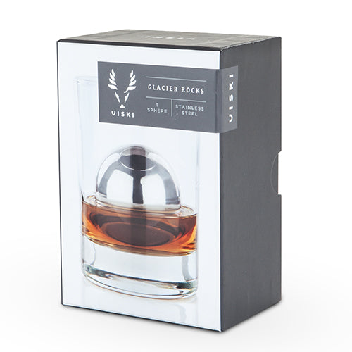 Glacier Rock Stainless Steel Sphere Packaging