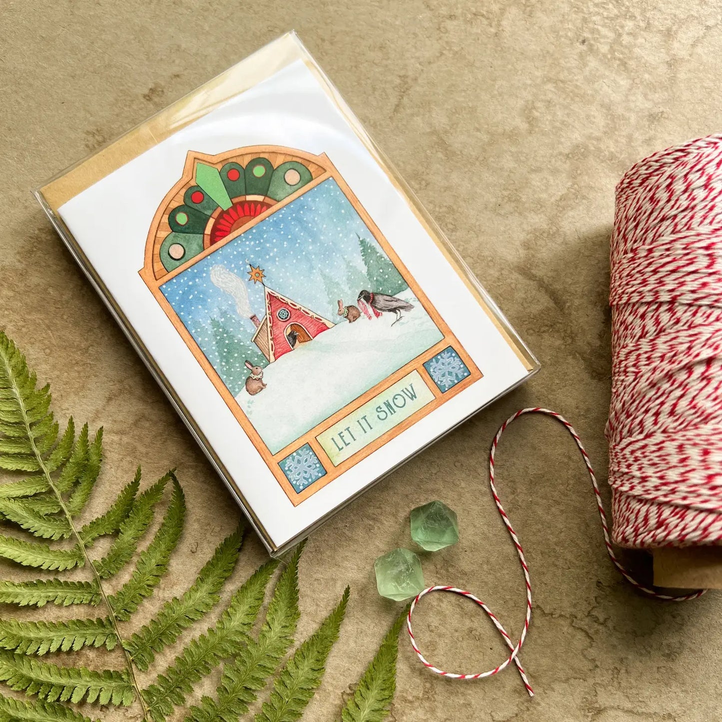 Showing the front of the box.