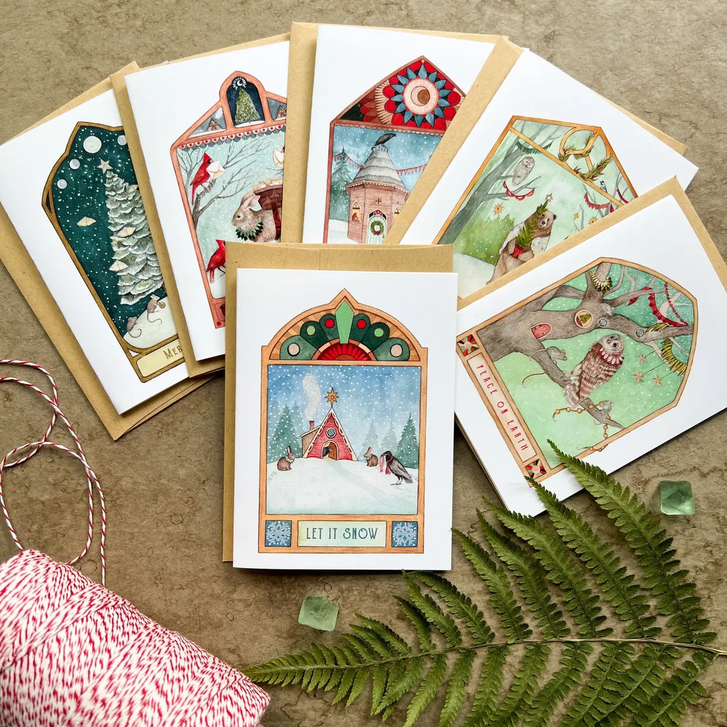 Image showing all 6 card designs.