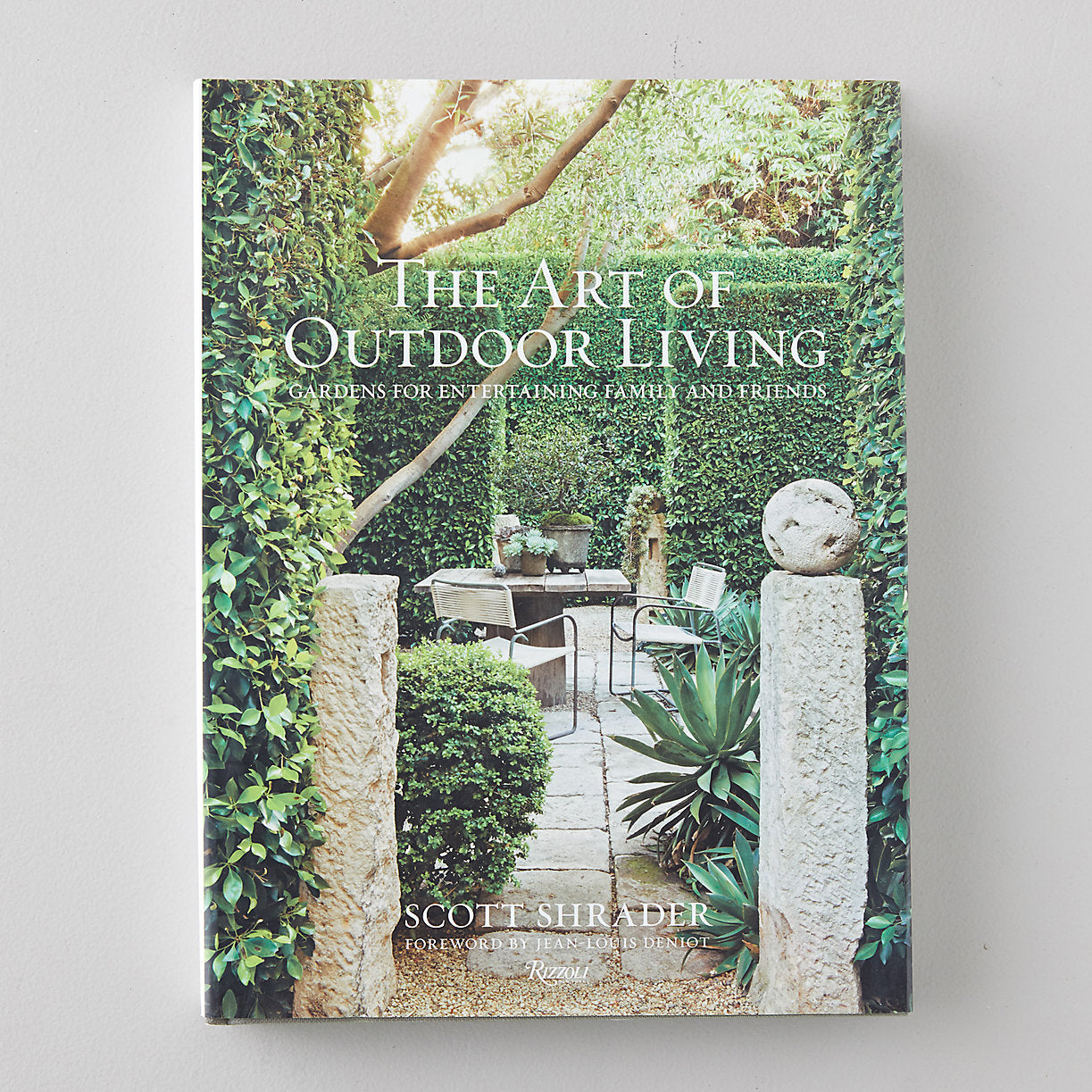 A photo of the cover of "The Art Pf Outdoor Living by Scott Shrader