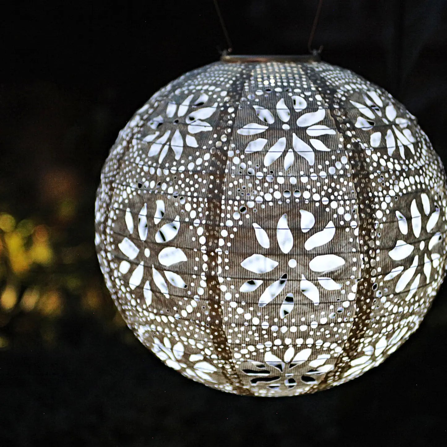 Solar Lanterns - 12" Stella Boho Globe
