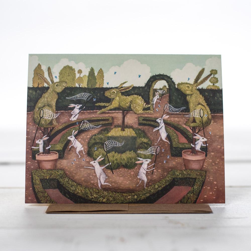 The Butterfly Hunt - Blank Card