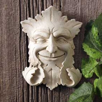 Small Garden Smile hung on a tree.