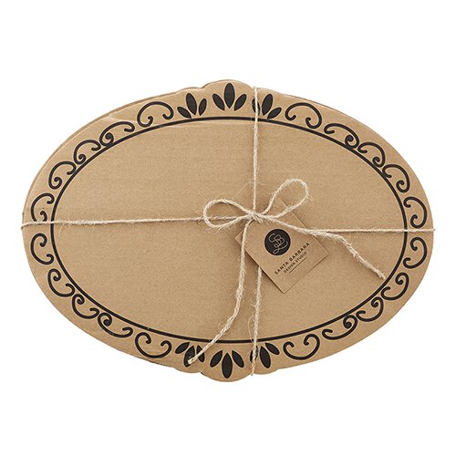 Cardboard Charcuterie Tray - Ornate - Hidden Lake Garden Home