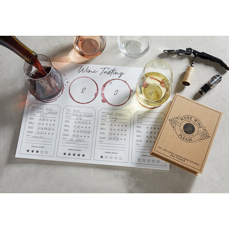 Cardboard Book Collection - Wine Set - Hidden Lake Garden Home