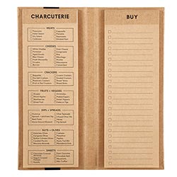 Cardboard Collection Charcuterie Planning Pad - Hidden Lake Garden Home