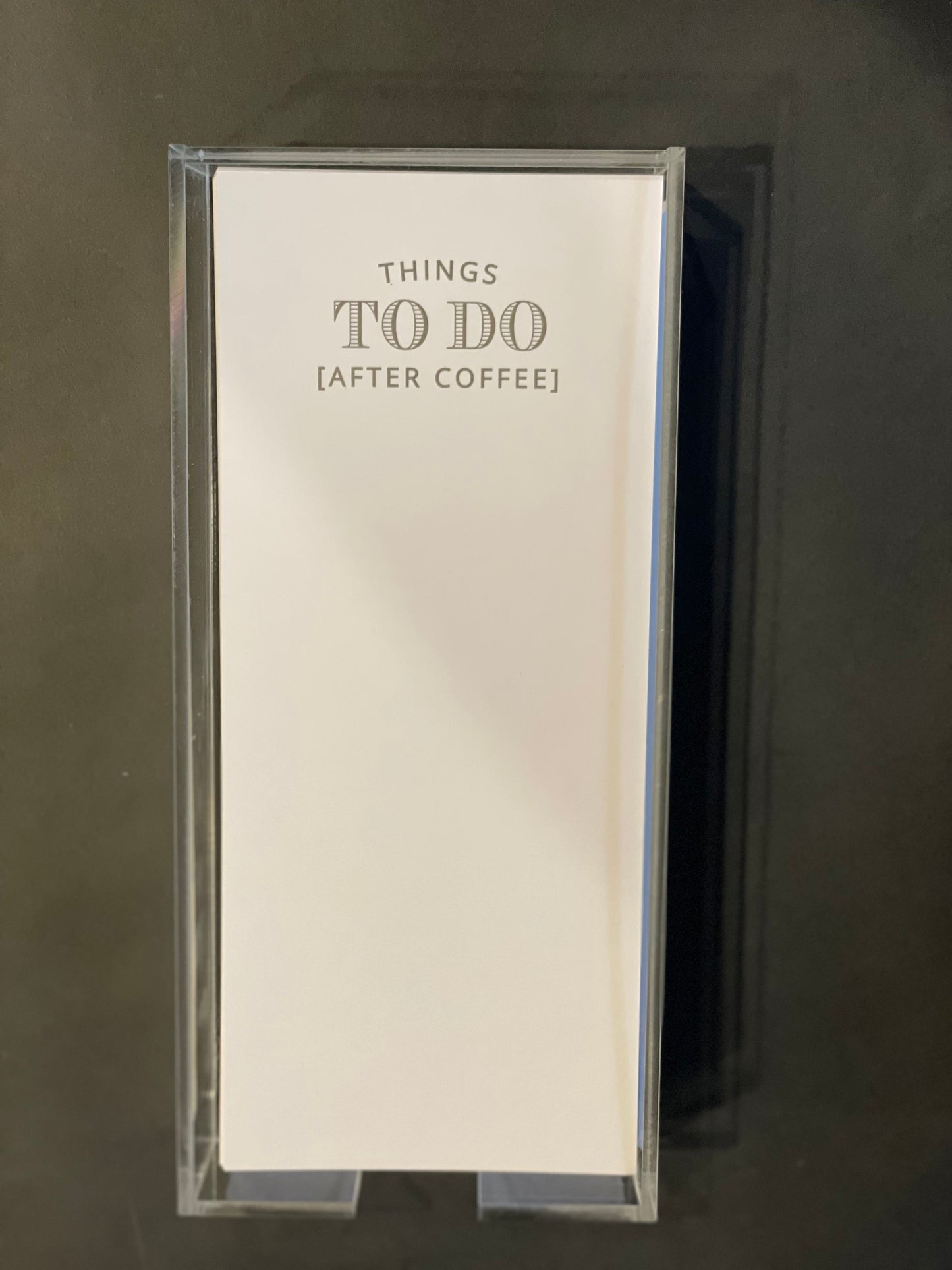 Things To Do After Coffee - Note Paper Stationery - Hidden Lake Garden Home