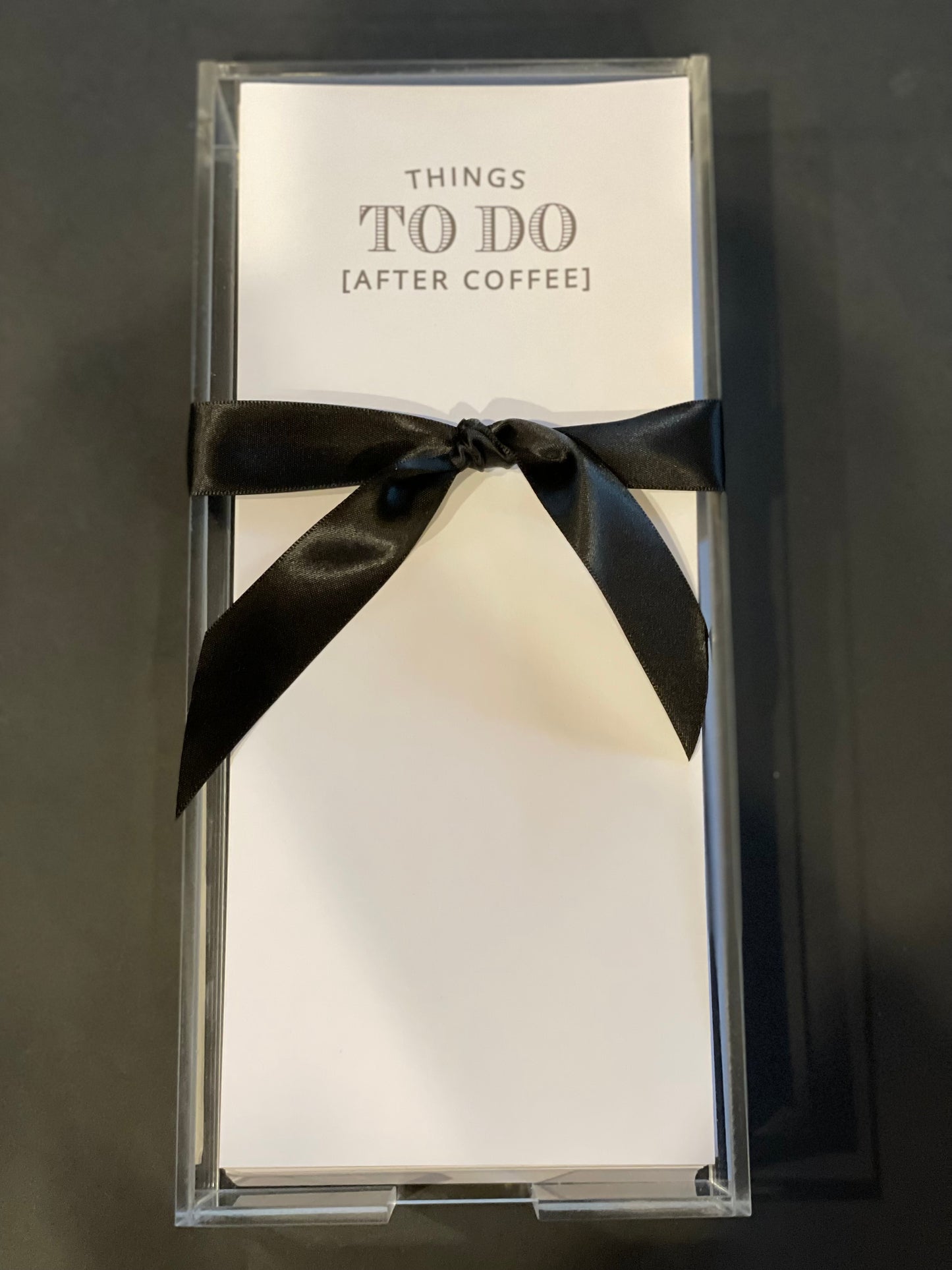 Things To Do After Coffee - Note Paper Stationery - Hidden Lake Garden Home