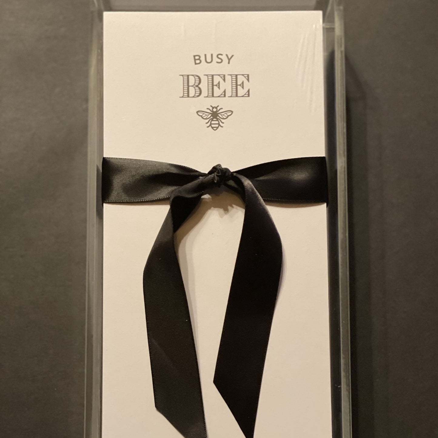 Busy Bee Note Paper with Acrylic Holder
