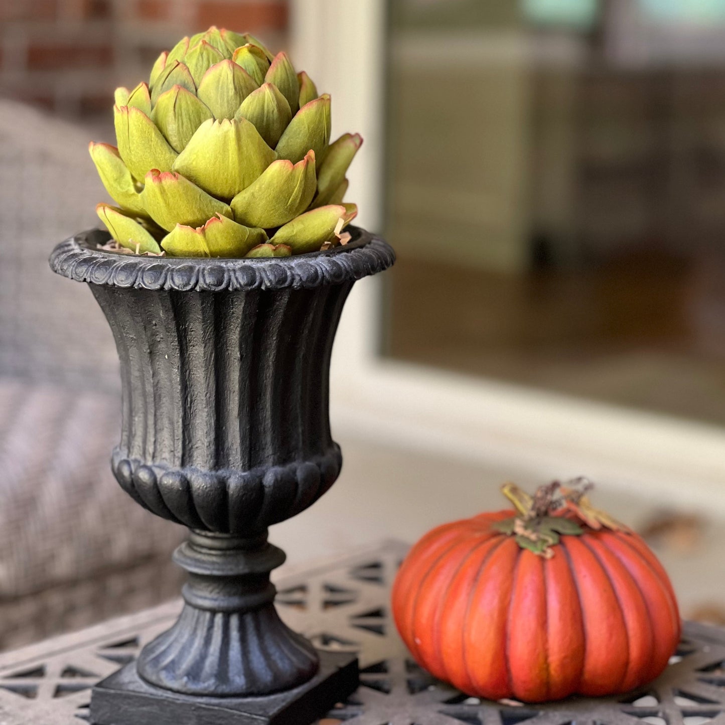 Faux Artichokes - Green and Large - Hidden Lake Garden Home