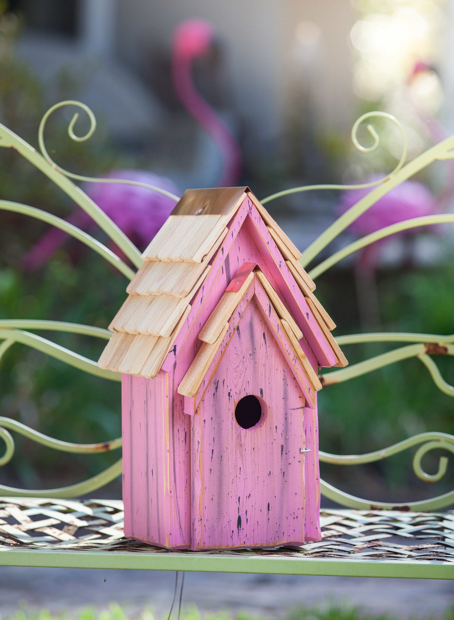 The Blue Bird Bright Bird Houses - Hidden Lake Garden Home