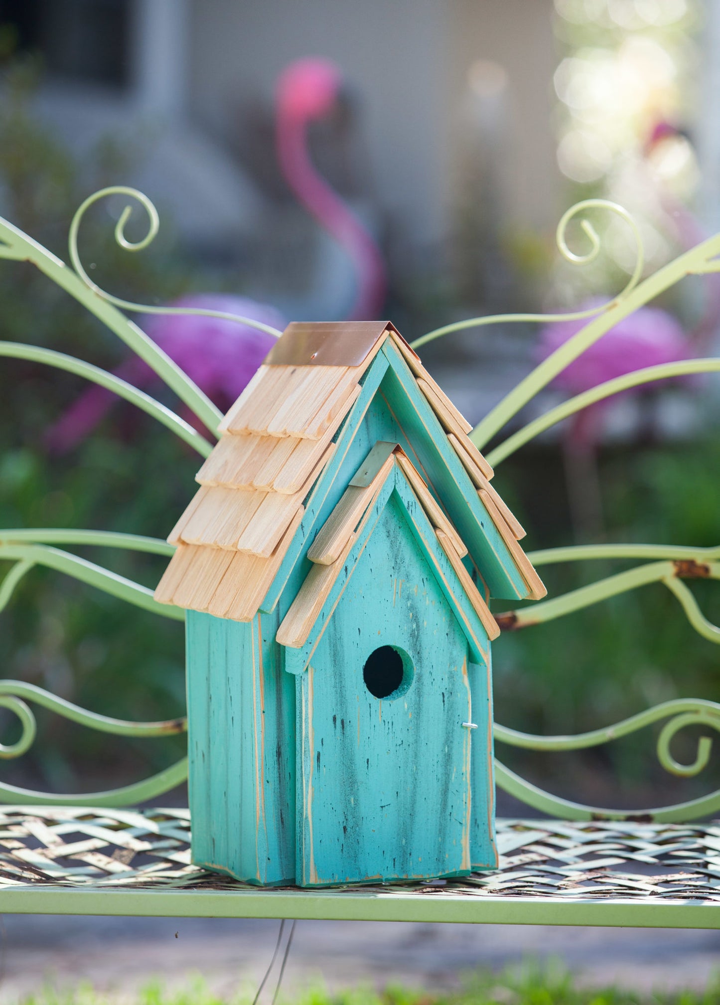 The Blue Bird Bright Bird Houses - Hidden Lake Garden Home
