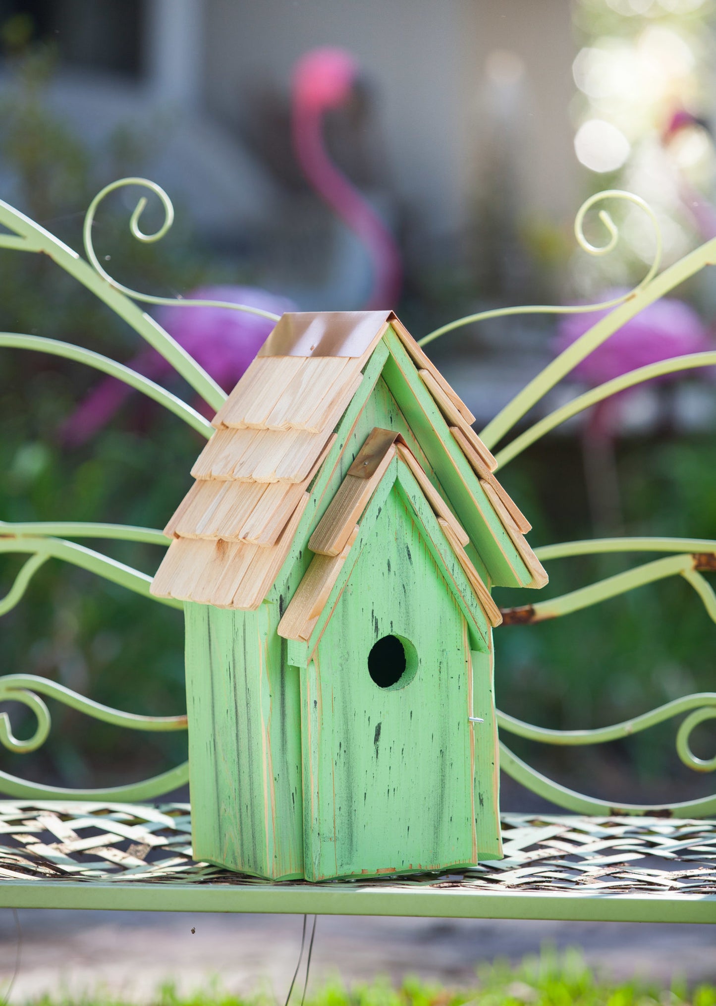 The Blue Bird Bright Bird Houses - Hidden Lake Garden Home