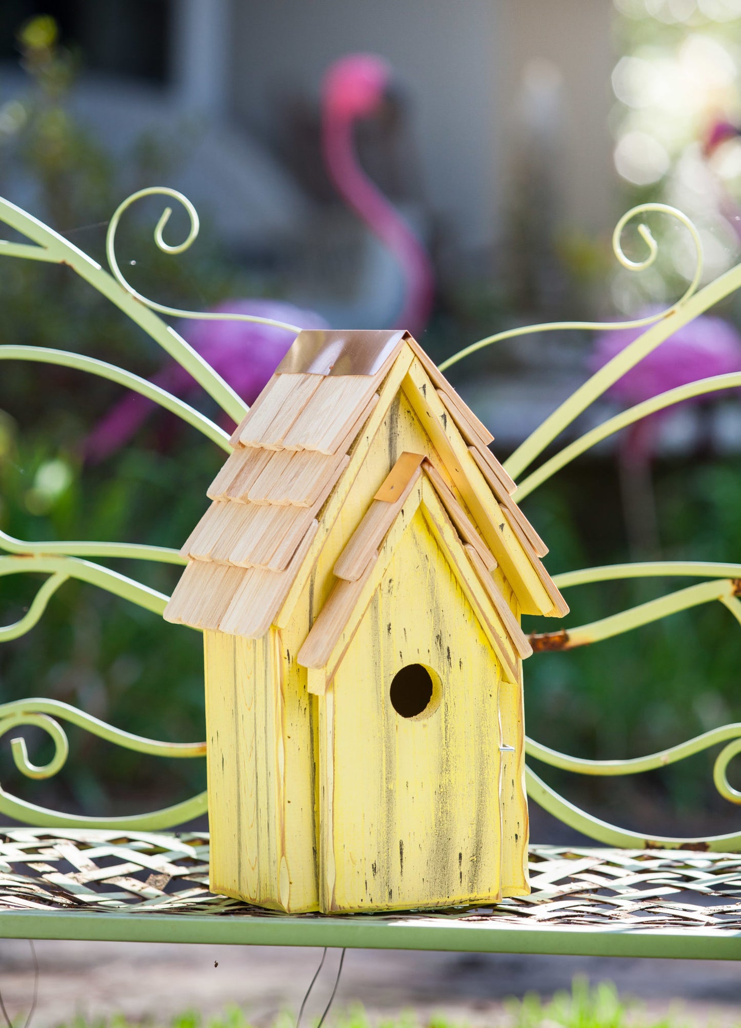 The Blue Bird Bright Bird Houses - Hidden Lake Garden Home