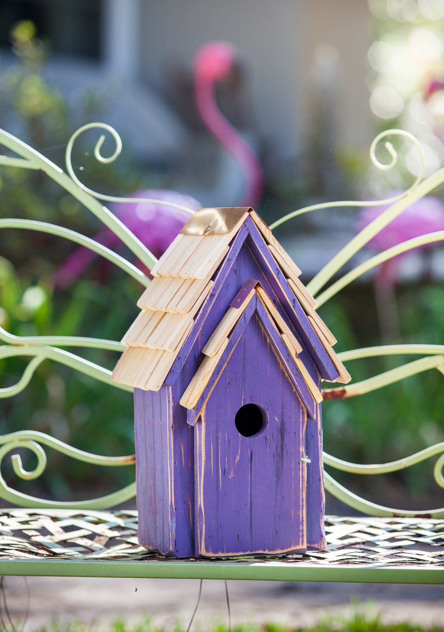 The Blue Bird Bright Bird Houses - Hidden Lake Garden Home