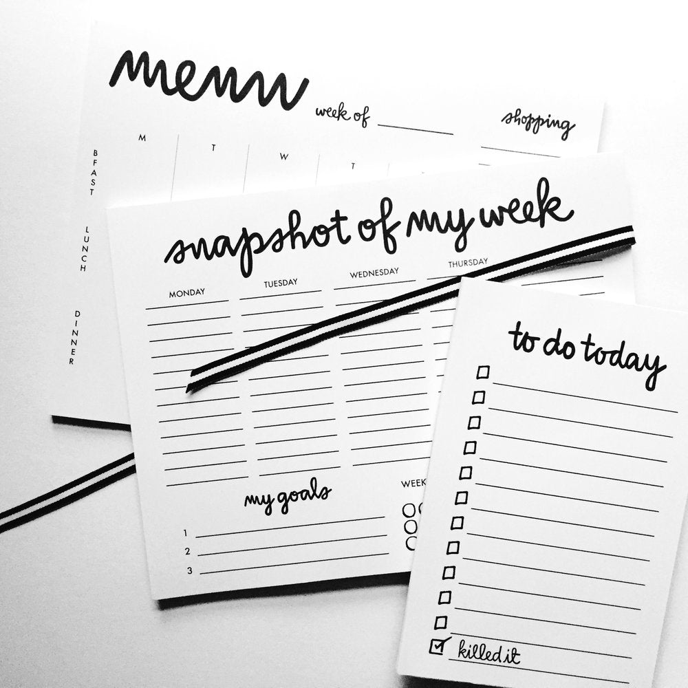 Killed It! Daily To-Do List - Hidden Lake Garden Home