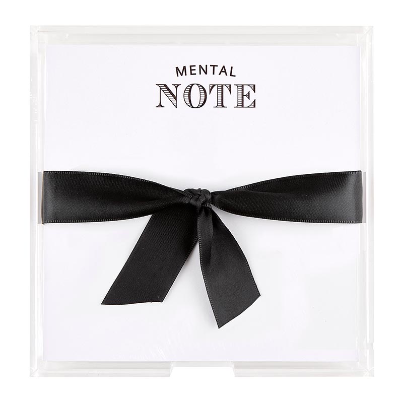 Mental Note - Note Paper Stationery - Hidden Lake Garden Home