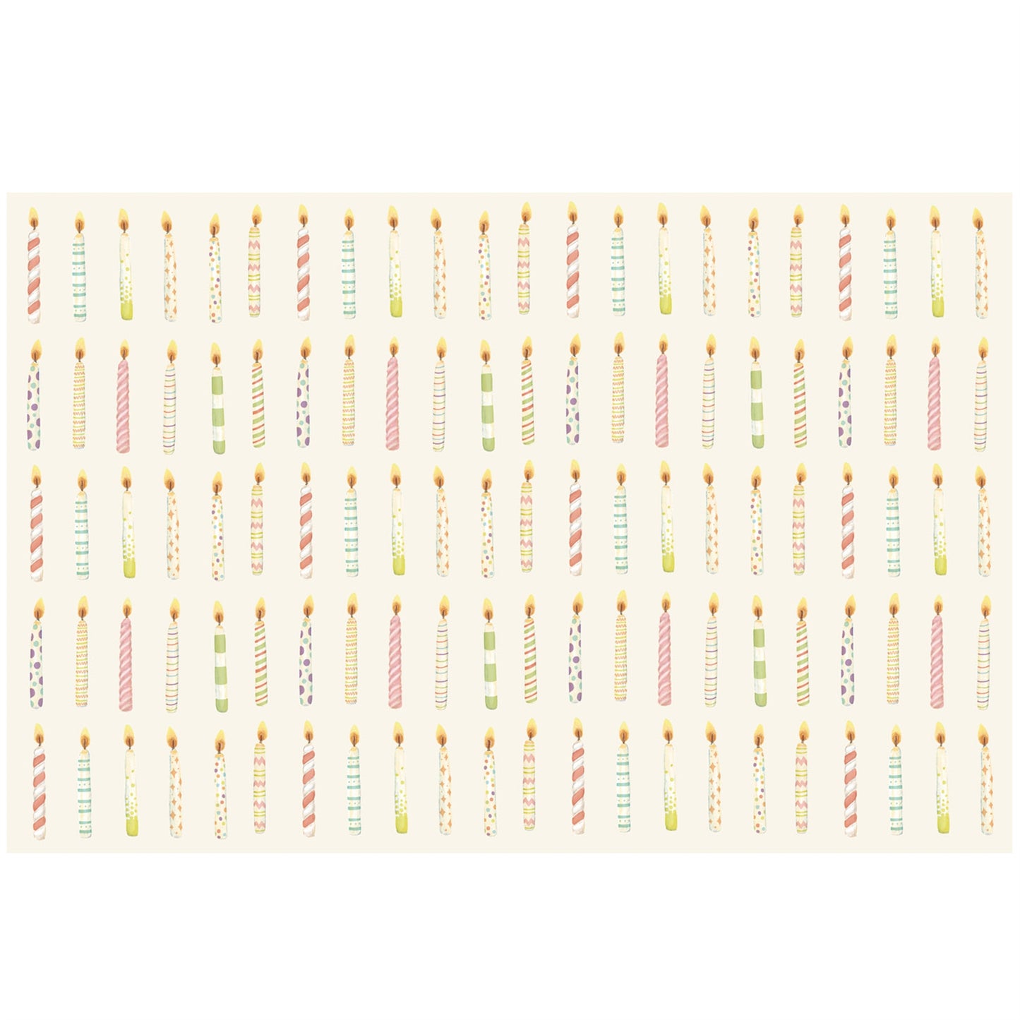 The oh so cute birthday candle placemats