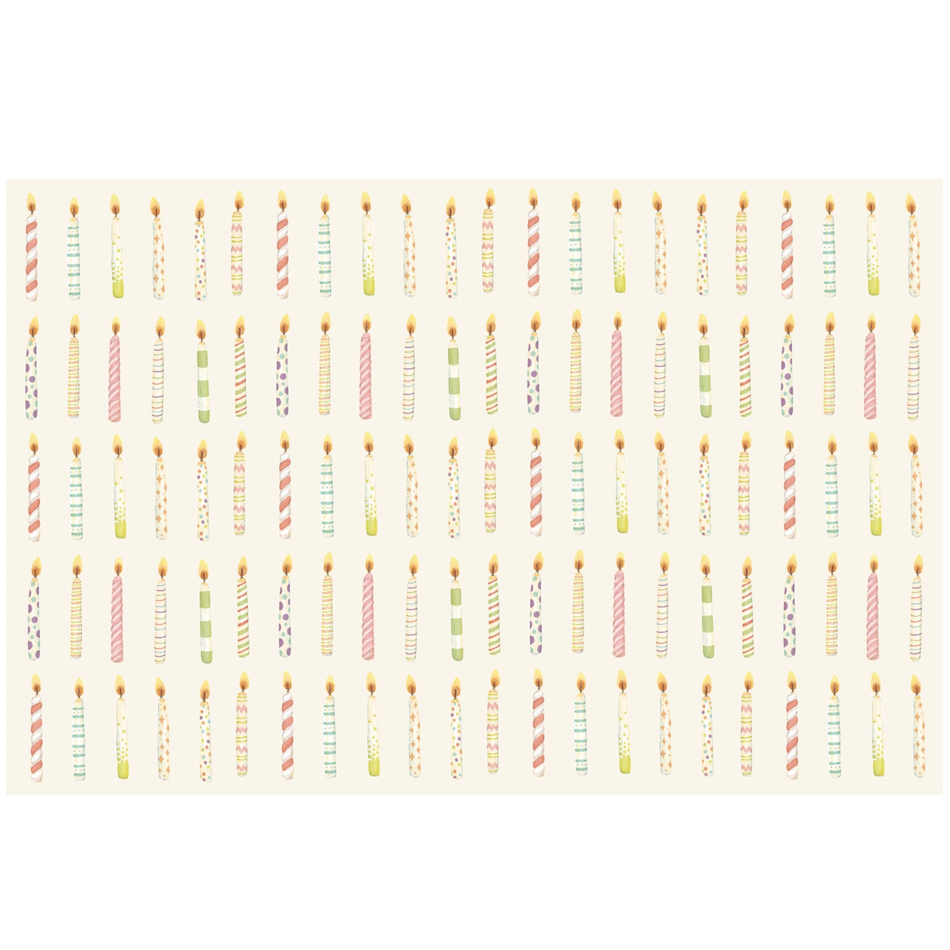 The oh so cute birthday candle placemats