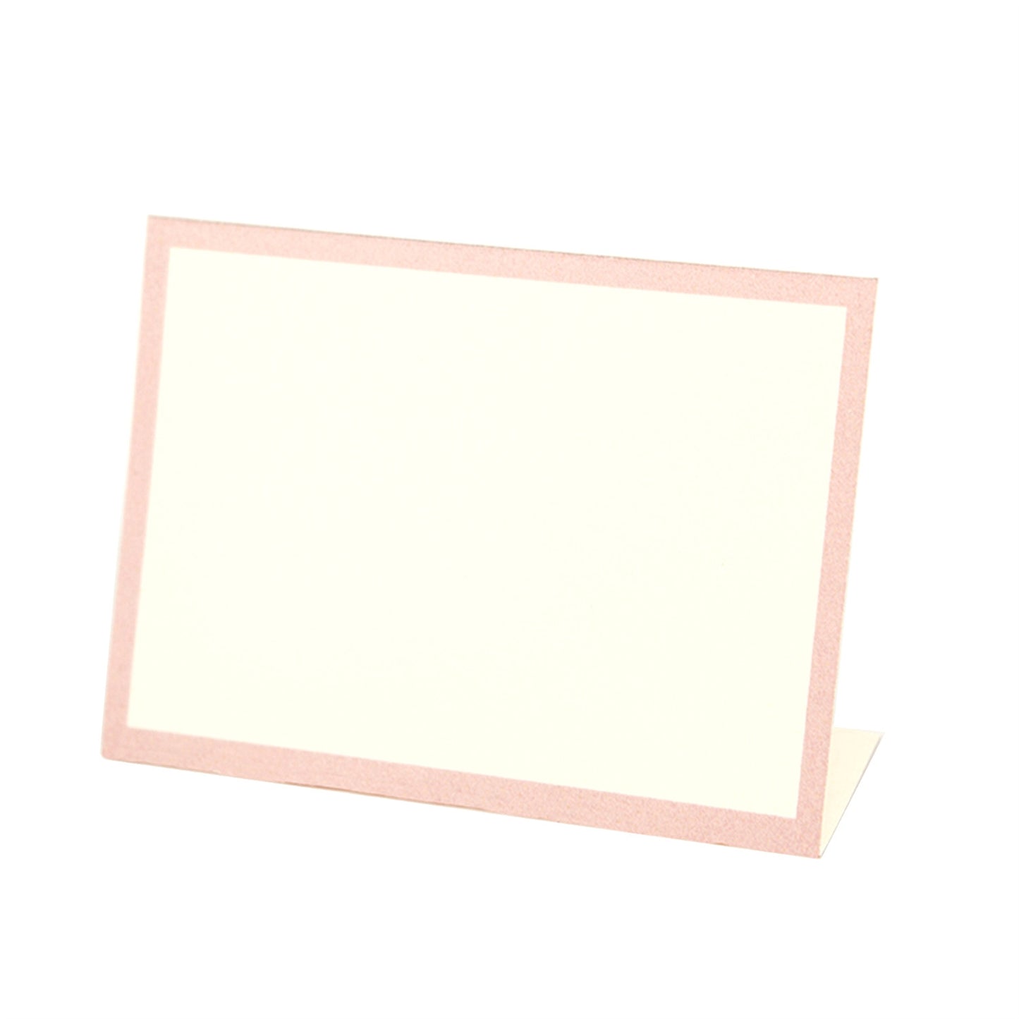 The perfect pink framed place card .
