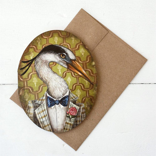 Mr. Franklin B Heron Card - Blank