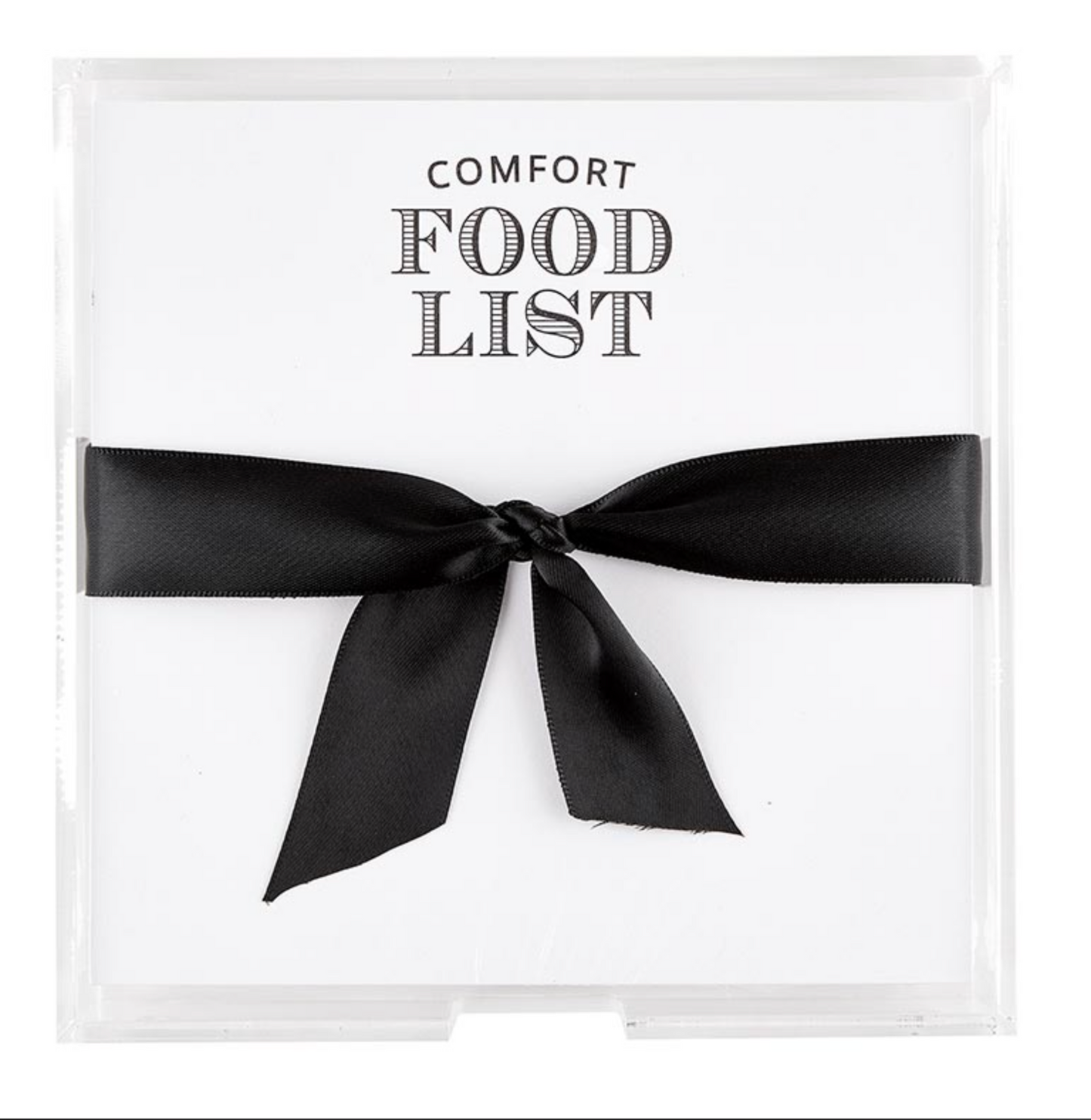 Comfort Food List - Note Paper Stationery - Hidden Lake Garden Home