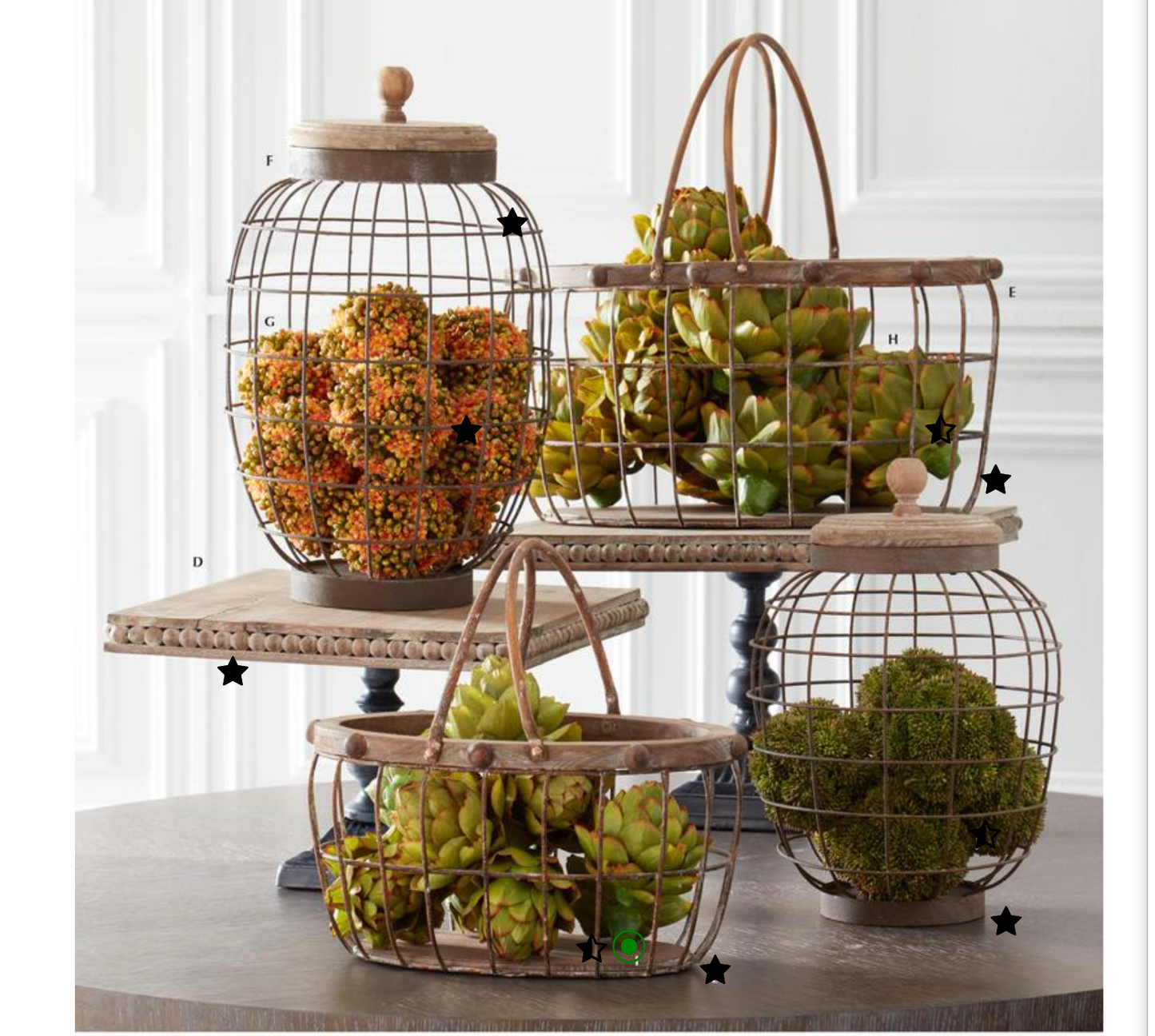 Faux Artichokes - Green and Large - Hidden Lake Garden Home