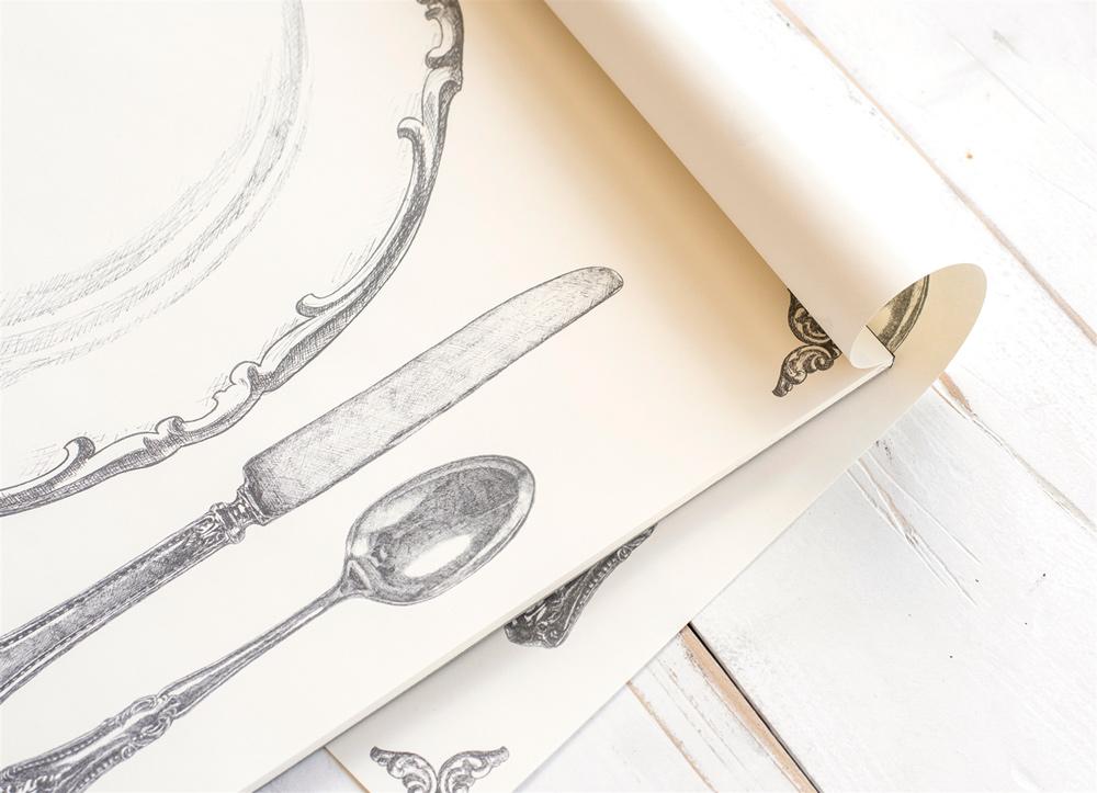 A close up view of the Perfect Place Setting
