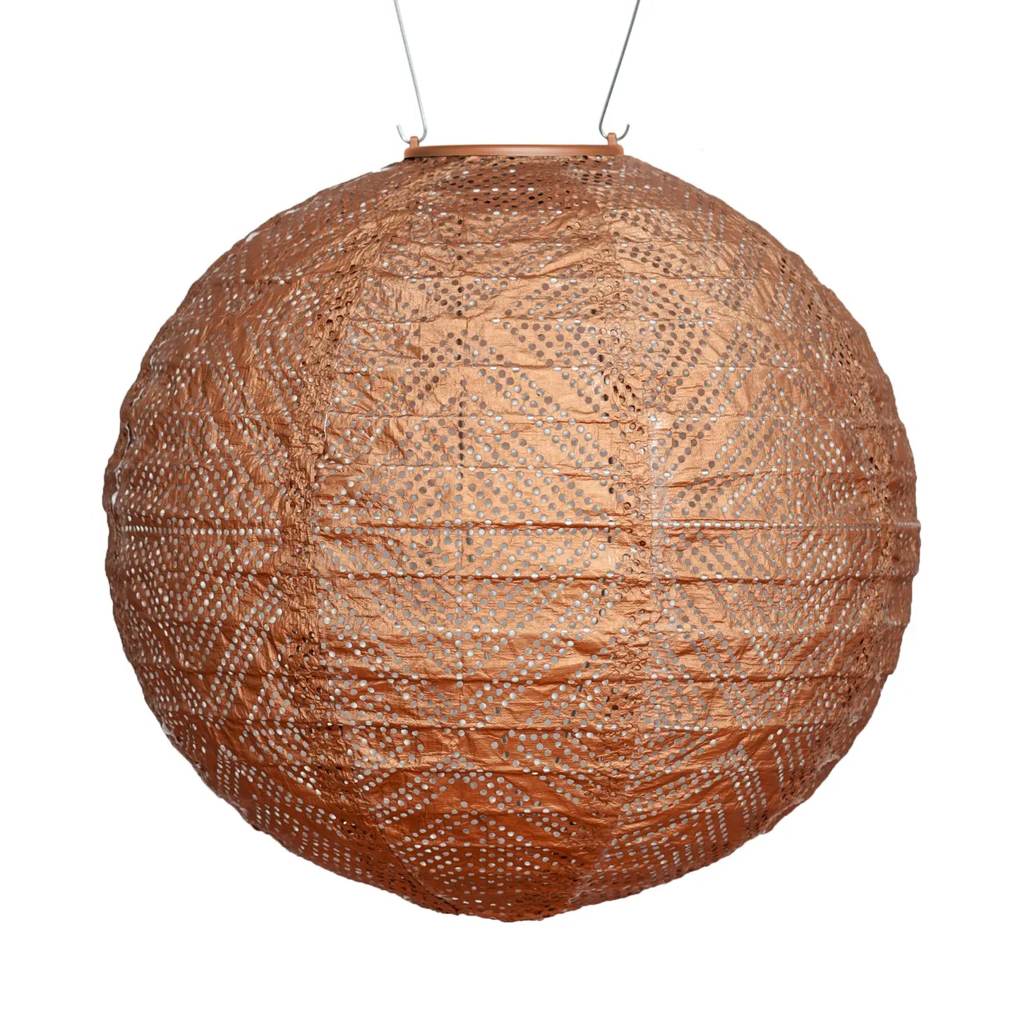 A close up image of the Stella Market Globe 12 inch in the gold color.