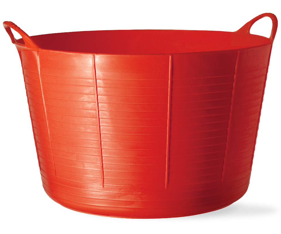 Extra Large Gorilla Tub Trugs in Red.