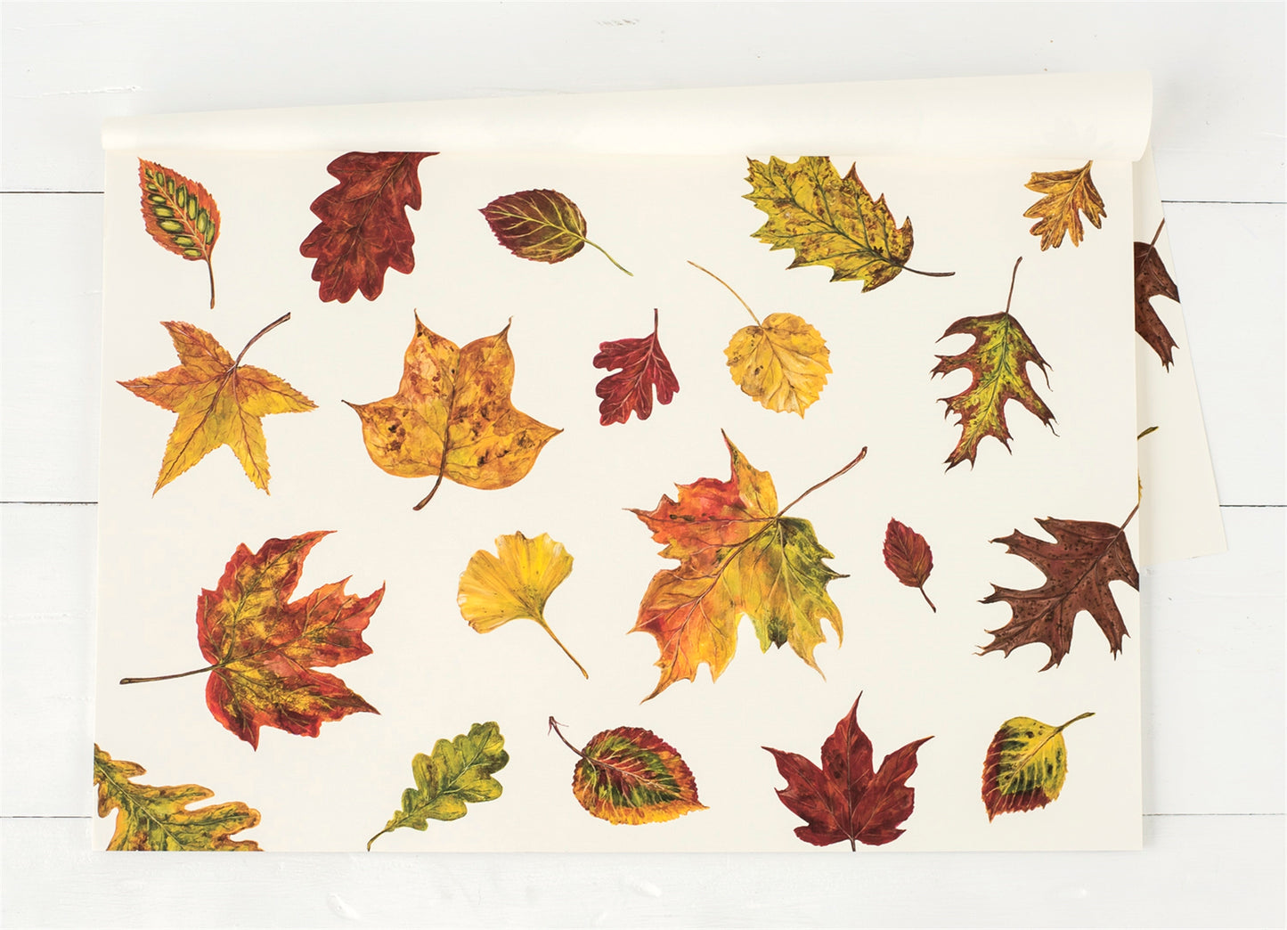 Image of the fall placemat on the tear off pad for easy disposal