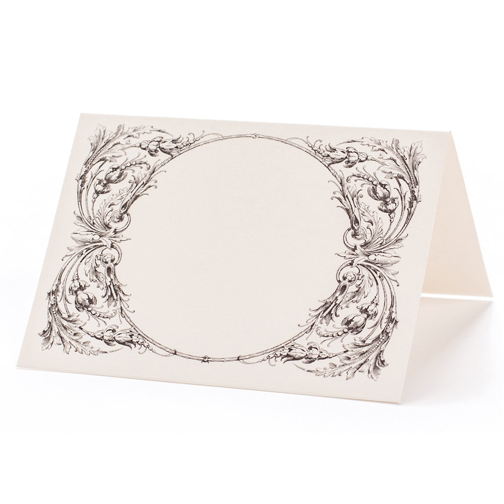 Italian Scroll Place Card