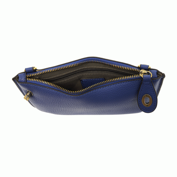 Dark Cobalt Mini Crossbody Wristlet Clutch