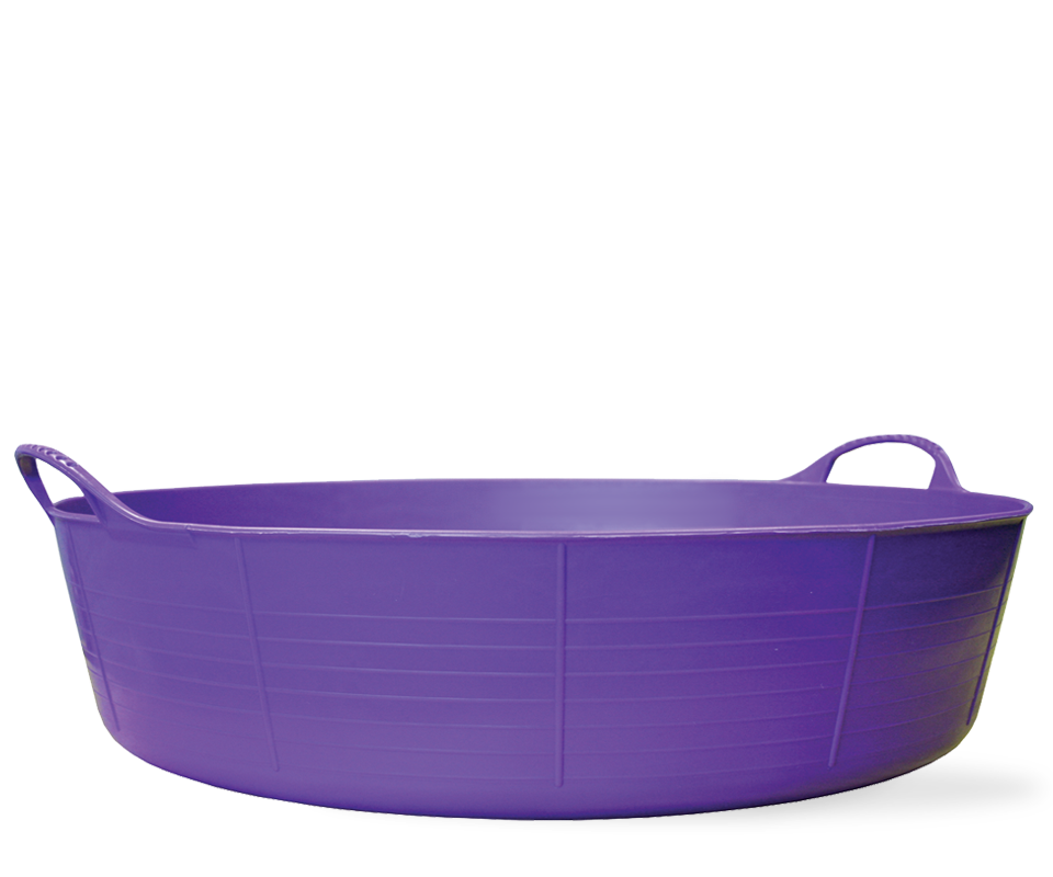 Large Shallow Gorilla Tub Trugs in Purple