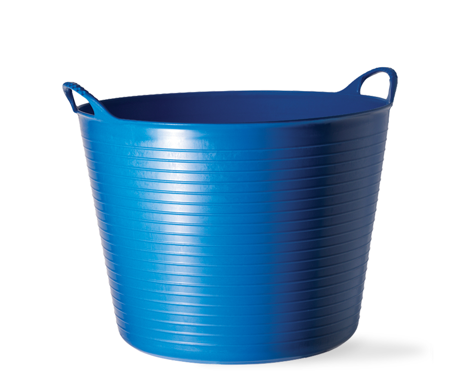 Large Gorilla Color Tub Trugs in Blue.
