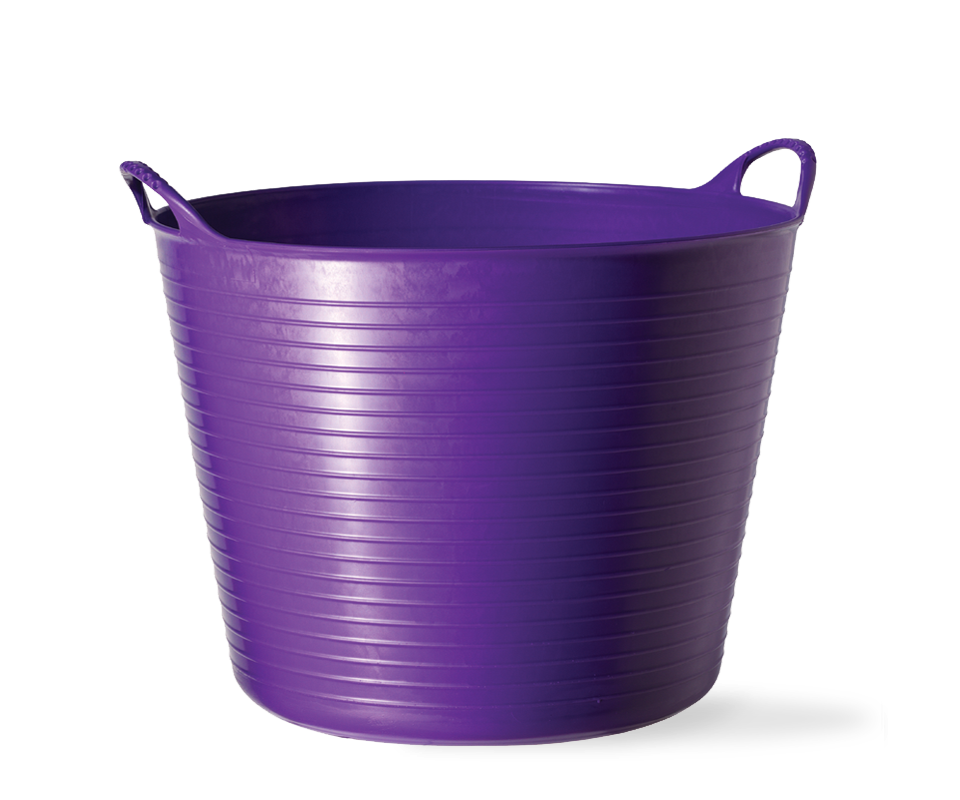Large Gorilla Color Tub Trugs in Purple.