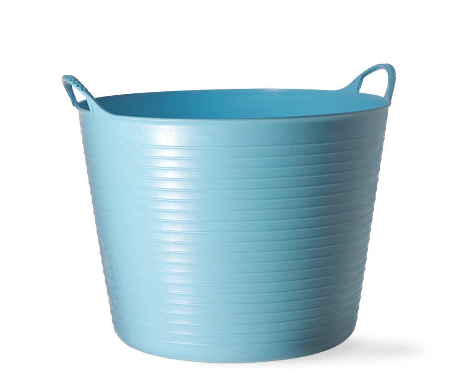 Large Gorilla Color Tub Trugs in Sky Blue.