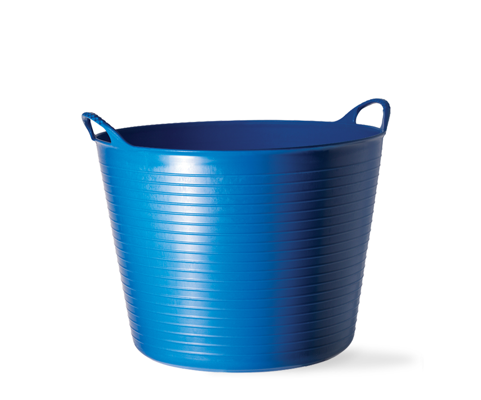 Medium Size Gorilla Tub Trug in Blue.