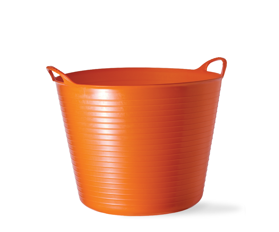 Medium Size Gorilla Tub Trug in Bright Orange.