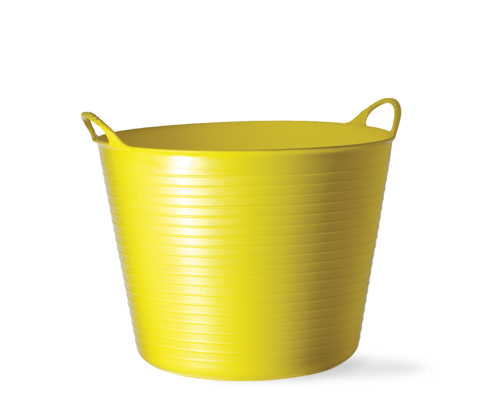 Medium Size Gorilla Tub Trug in Yellow.