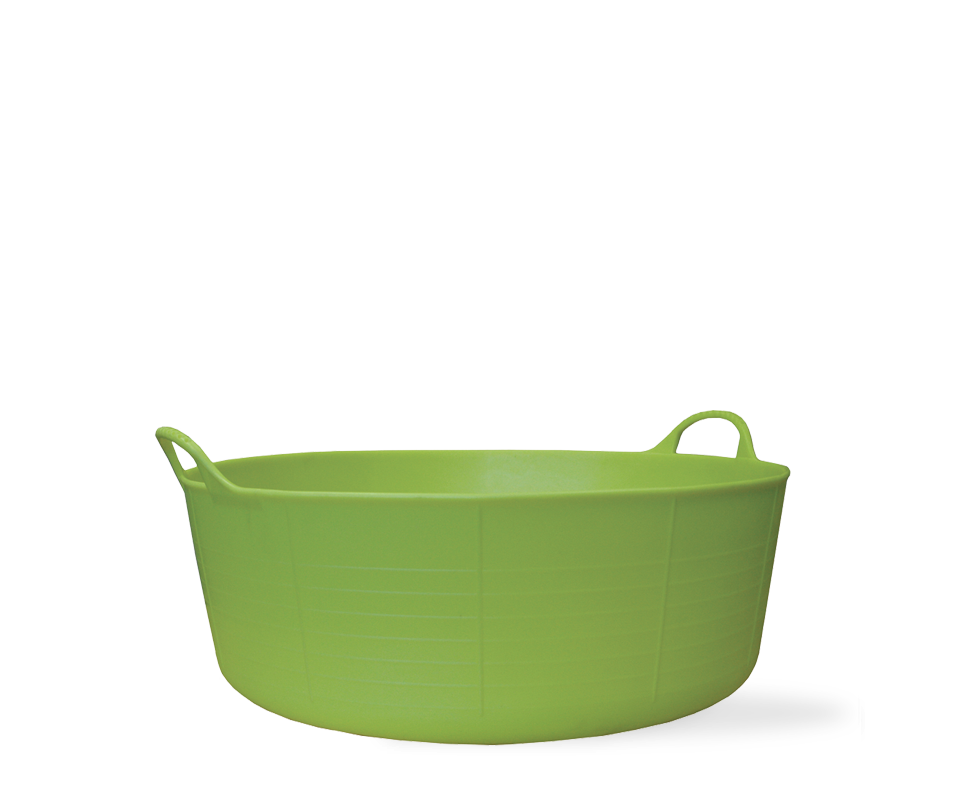 Small Shallow Gorilla Tub Trug in Pistachio