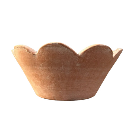 SURREY LOW BOWL IN MEDIUM 6 INCH  NATURAL 