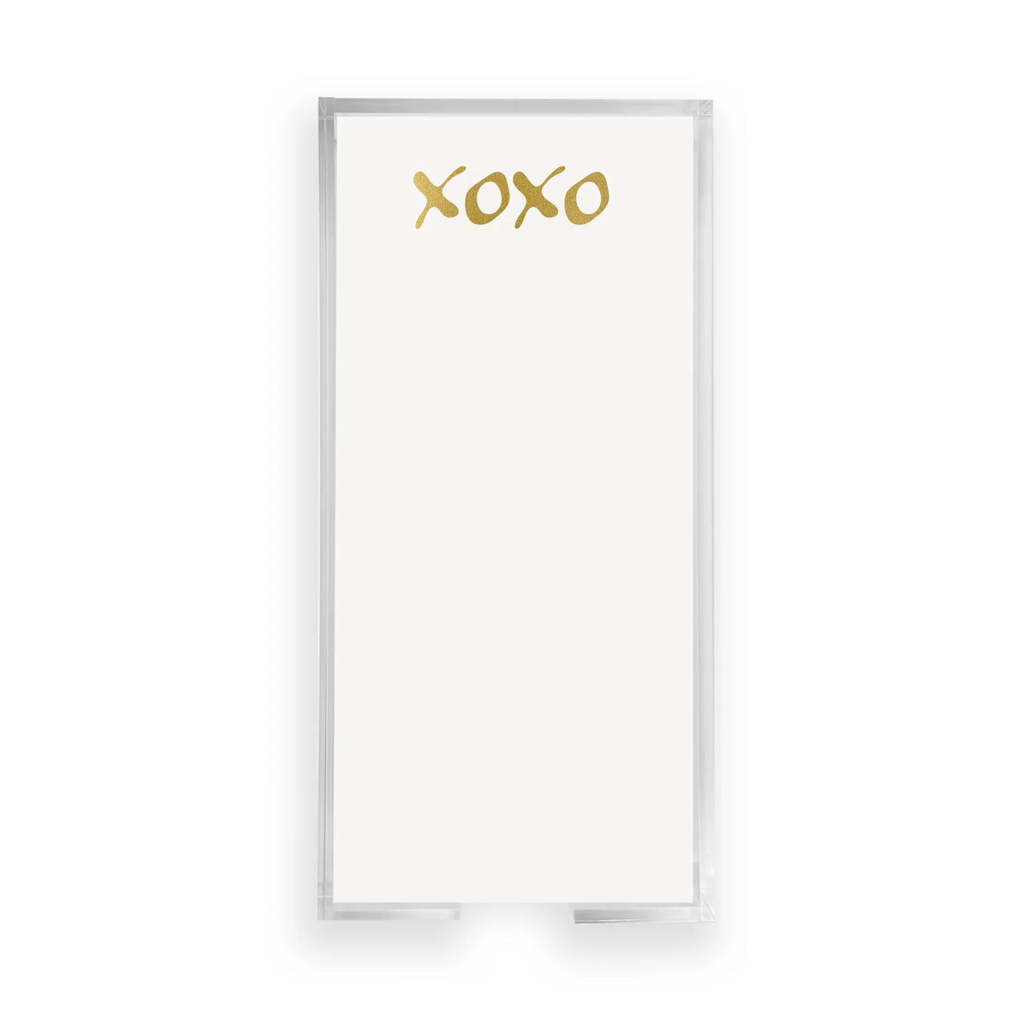 XOXO Gold Foil Pad of Luxury Stationery Papers - Hidden Lake Garden Home