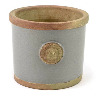 The Kew Chelsea round herb pot in light grey