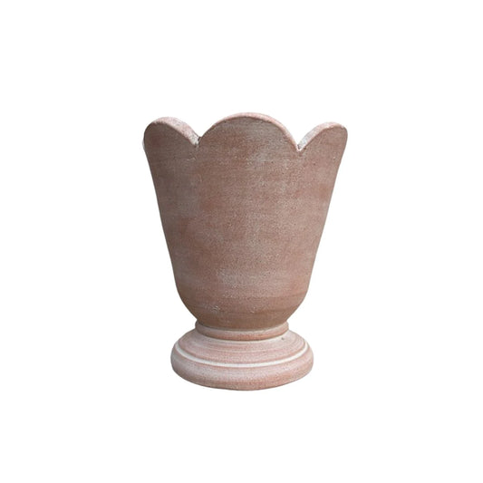 The Surrey 6.5 inch tall Cachepot in Natural.